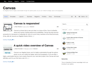Canvas by Woo Themes